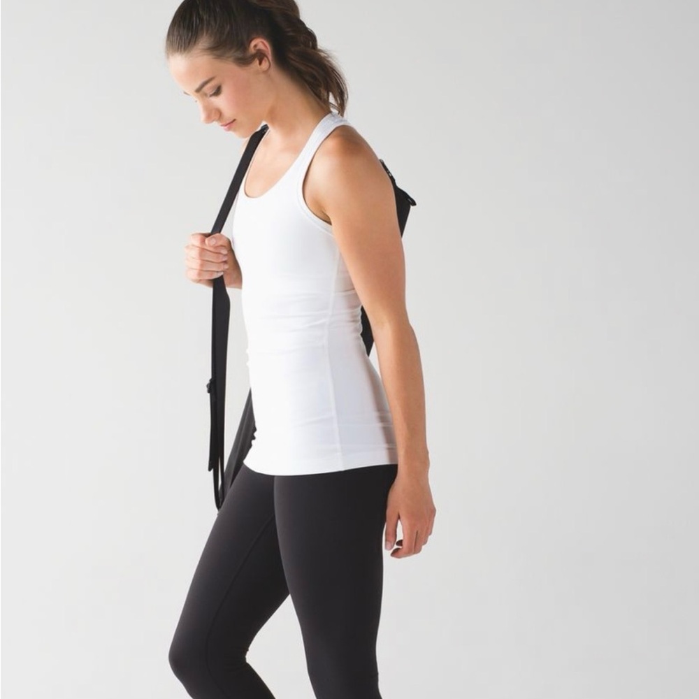 lululemon athletica White Racerback Workout Tank